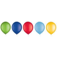 Go Brtly Solid Latex Balloon 12 Round Assorted - 15 Each